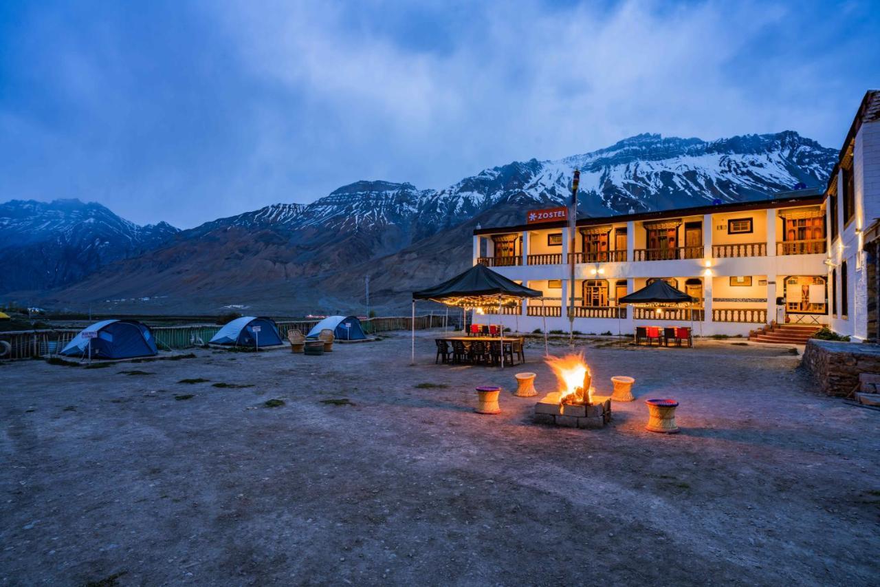 Zostel Spiti Pansiyon Kaza Dış mekan fotoğraf